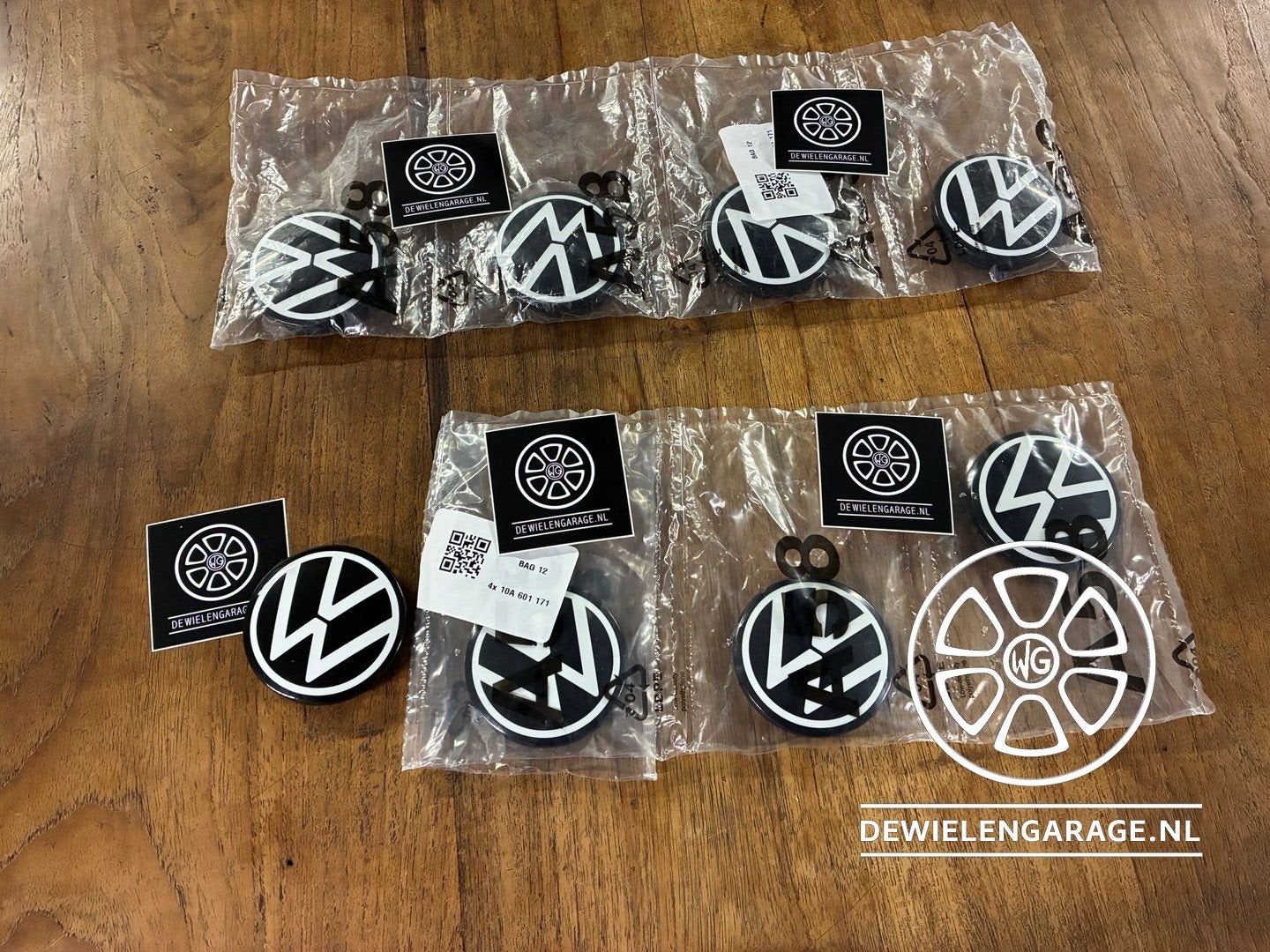 4x VW Naafkap Origineel Nieuw ID Logo 10A 601 171 oa ID.3 ID, -, -, Nieuw, Ophalen of Verzenden