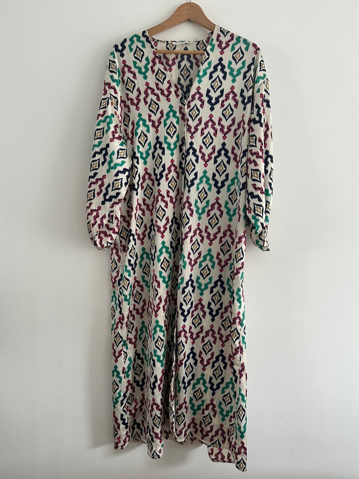 Midi blousejurk maat m/l, Kleding | Dames, Ophalen of Verzenden, Gedragen, Maat 38/40 (M)