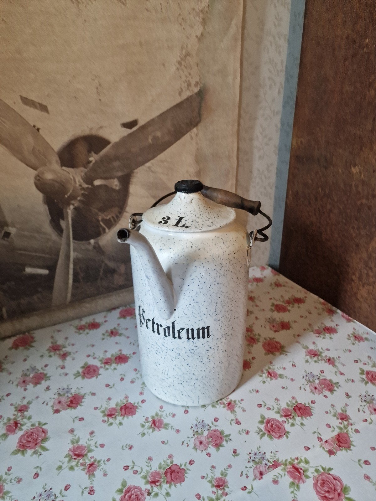 Emaille petroleumkan, Ophalen of Verzenden