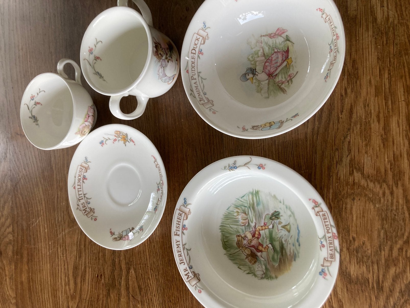 Royal albert beatrix potter items, Antiek en Kunst, Ophalen of Verzenden