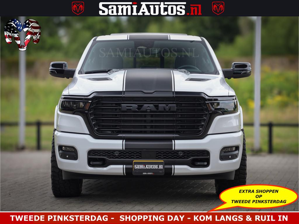Dodge Ram PREMIUM | Full Option | De Meest Luxe Pick-Up in z, Auto's, Automaat, Met garantie (alle), Wit, Leder