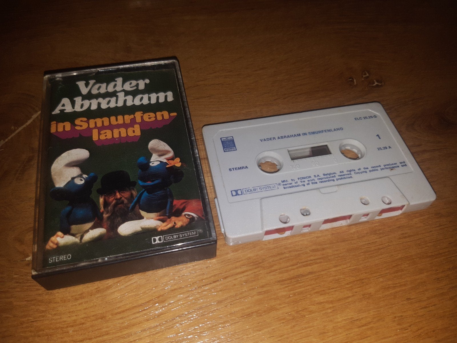 Vader Abraham in Smurfenland - Cassettebandje, Cd's en Dvd's, Cassettebandjes, Gebruikt, Verzenden, Kinderen en Jeugd, 1 bandje