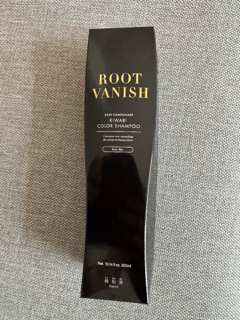 Kiwabi shampoo to cover grey hair - black, Ophalen of Verzenden, Nieuw, Shampoo of Conditioner
