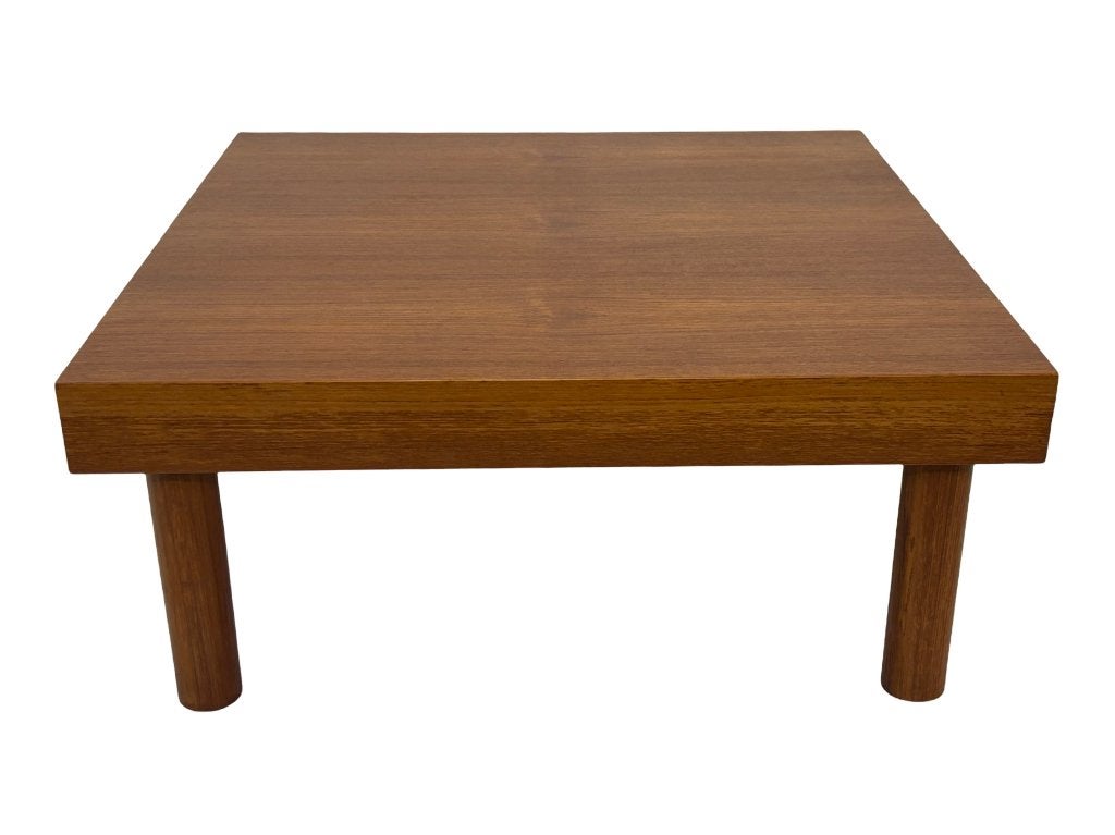 Vintage salontafel coffee table vierkant teak 70's design, Vintage salontafel, Gebruikt, 50 tot 100 cm, Vintage salontafel