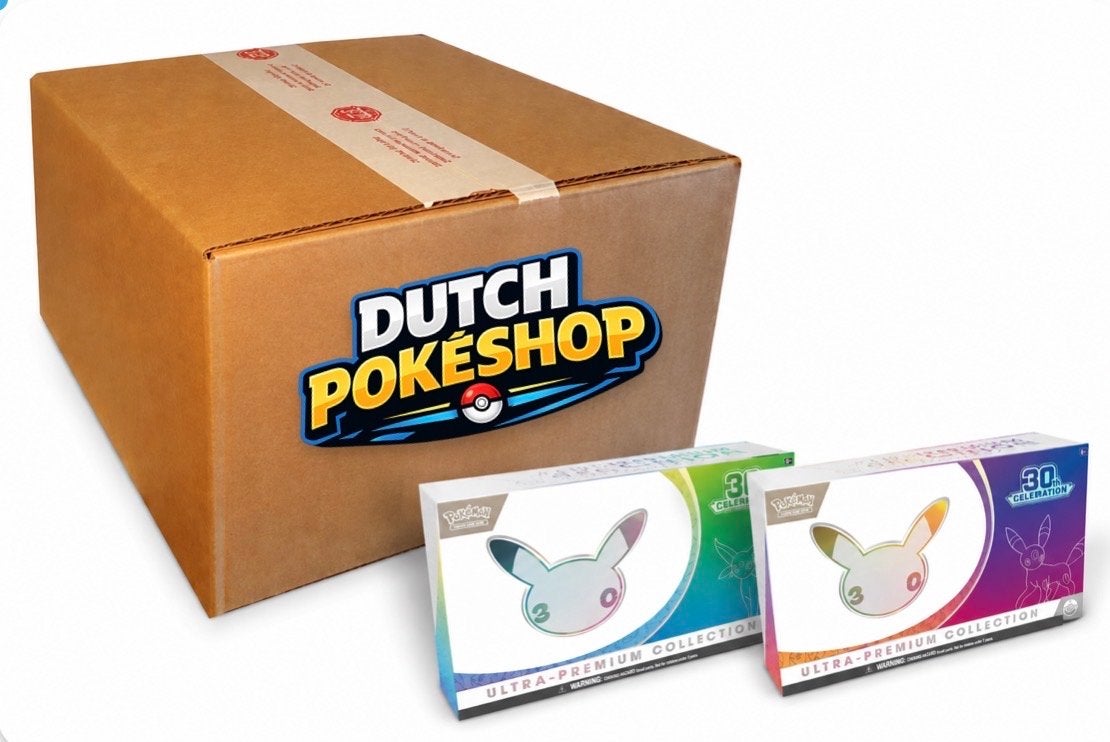 Pre-order: 30th Celebrations UPC Sealed Case, Hobby en Vrije tijd, Verzamelkaartspellen | Pokémon, Nieuw, Overige typen, Ophalen