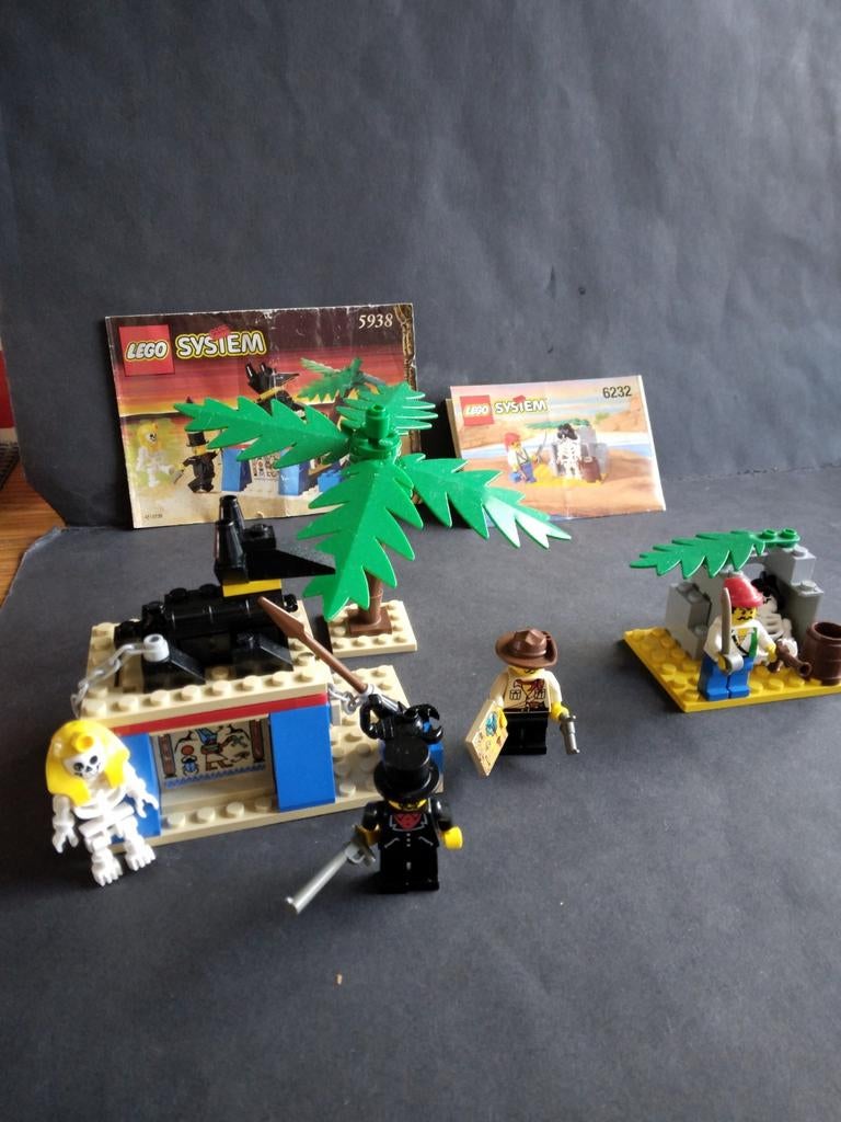 Lego 5938 oasis ambush en 6232 skeleton crew vintage, Ophalen of Verzenden, Gebruikt