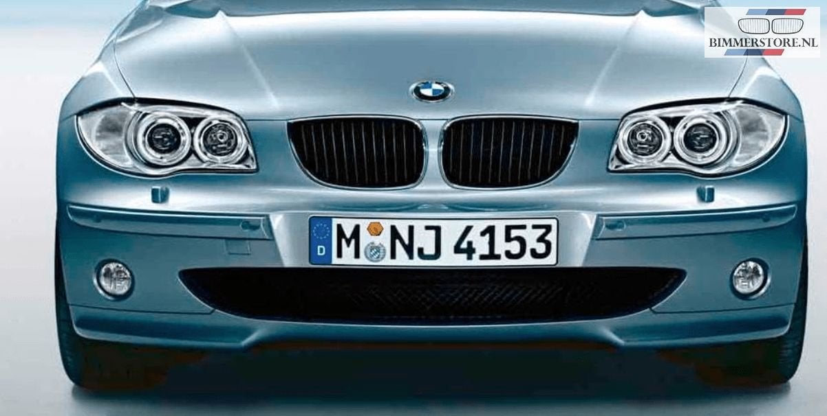 Retrofit voorbumper lip spoiler BMW 1 serie E87 51117136633, Nieuw, Ophalen of Verzenden, -, Achterklep