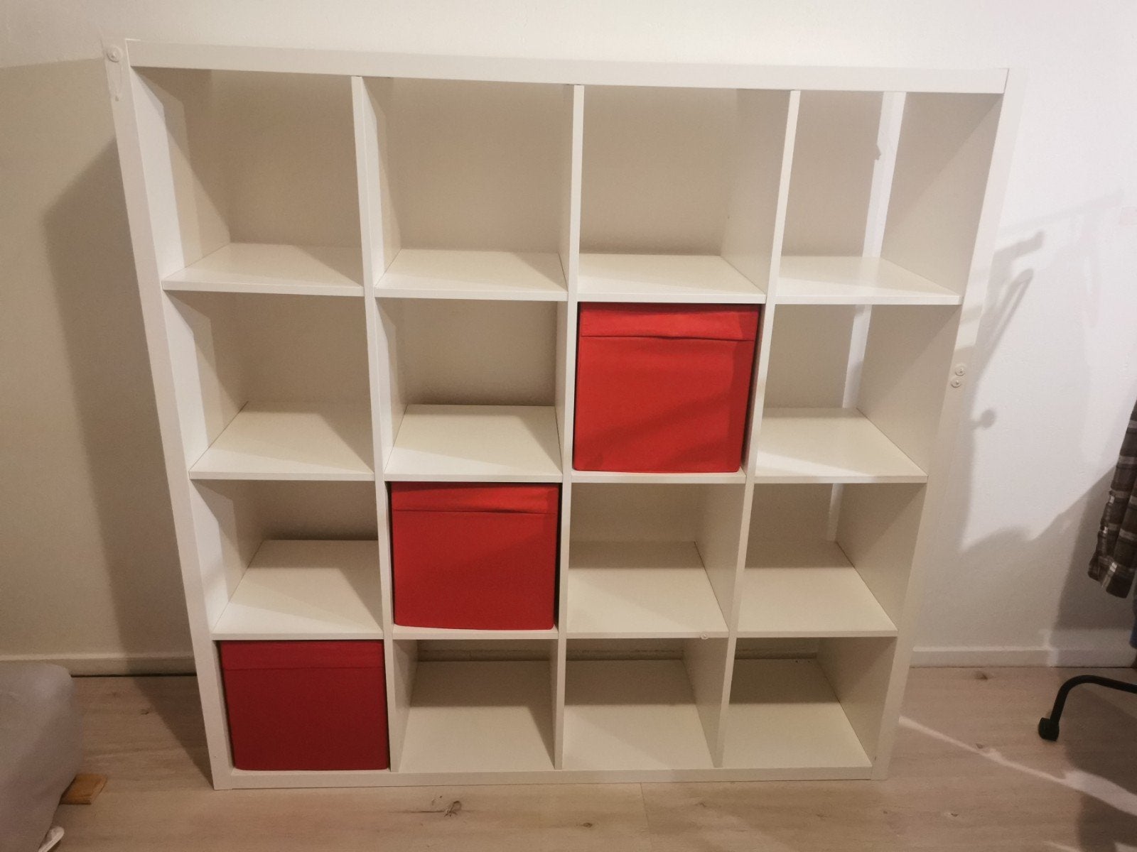 IKEA Kallax kast 4x4 wit, Ophalen, Gebruikt
