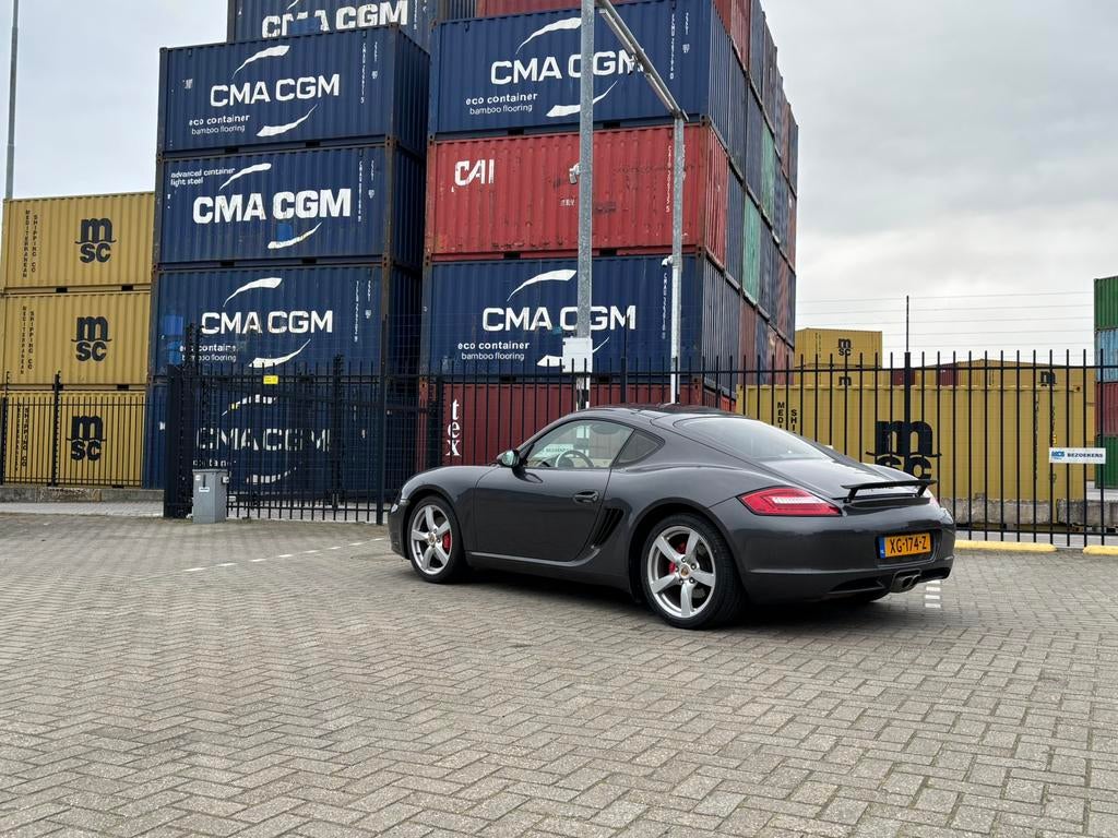 Porsche Cayman S 3,4 V6 automaat bouwjaar 2008, Auto's, Porsche, Particulier, Benzine, Coupé, Geïmporteerd, Zilver of Grijs, Ophalen