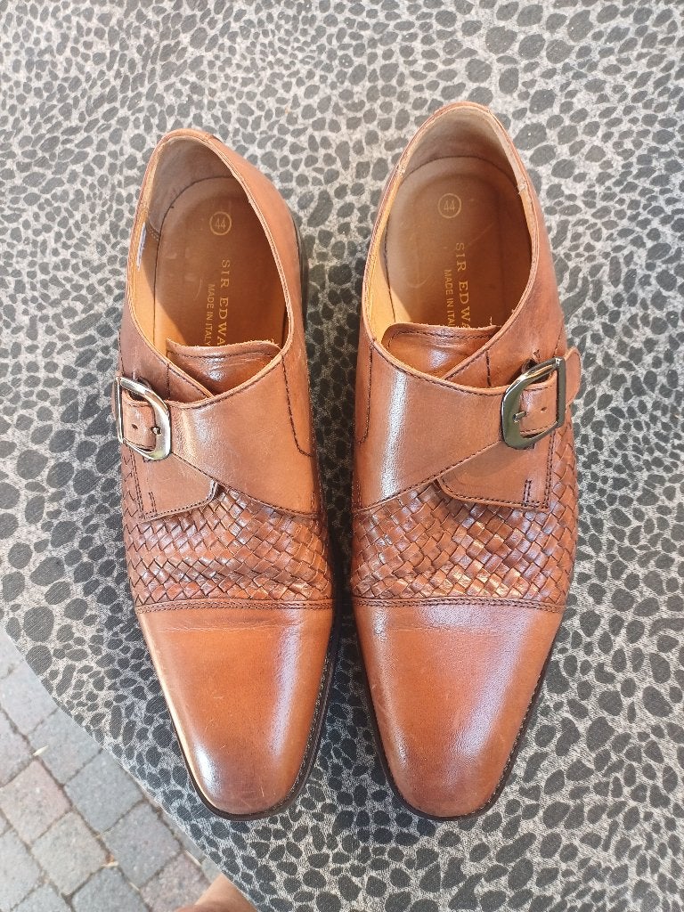 heren schoenen, Bruin, Ophalen of Verzenden, Sir Edward, Gespschoenen