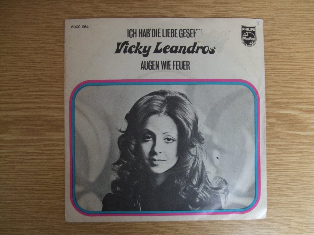VICKY LEANDROS     ICH HAB' DIE LIEBE GESEH'N / AUGEN WIE, 7 inch, Ophalen of Verzenden, Zo goed als nieuw, Pop
