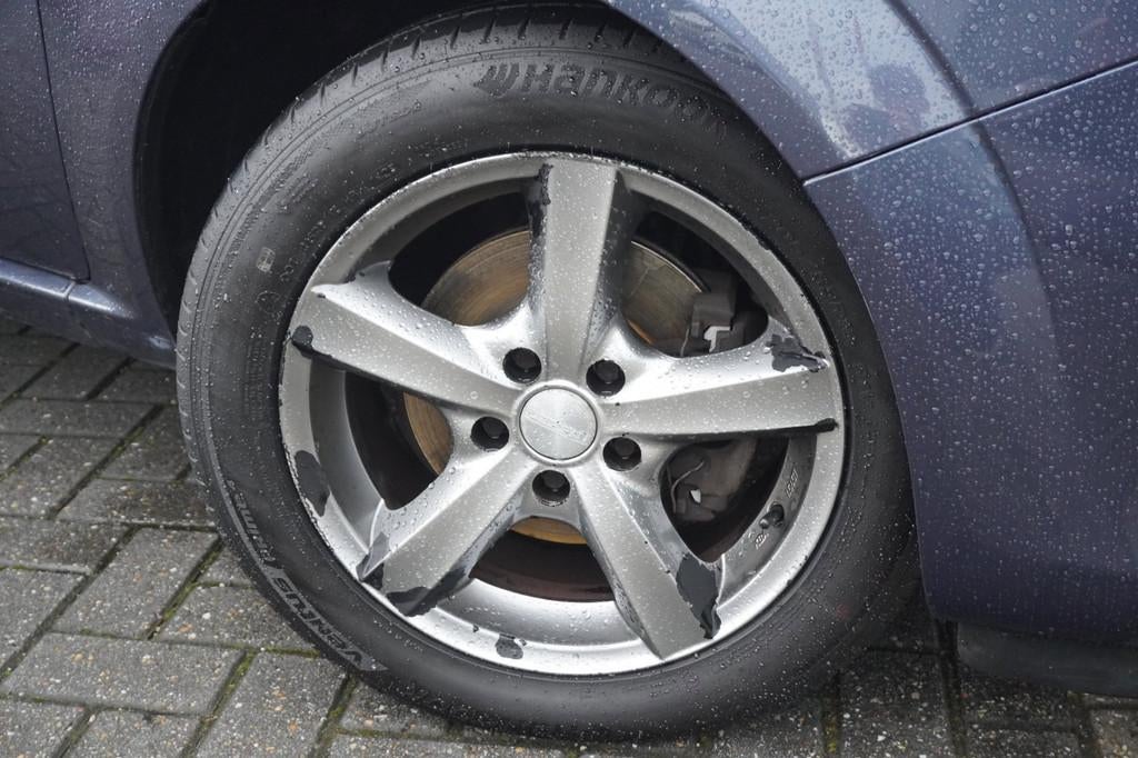 Opel Zafira 1.8 Cosmo 7P / Airco, Auto's, Voorwielaandrijving, Stof, Gebruikt, Zwart