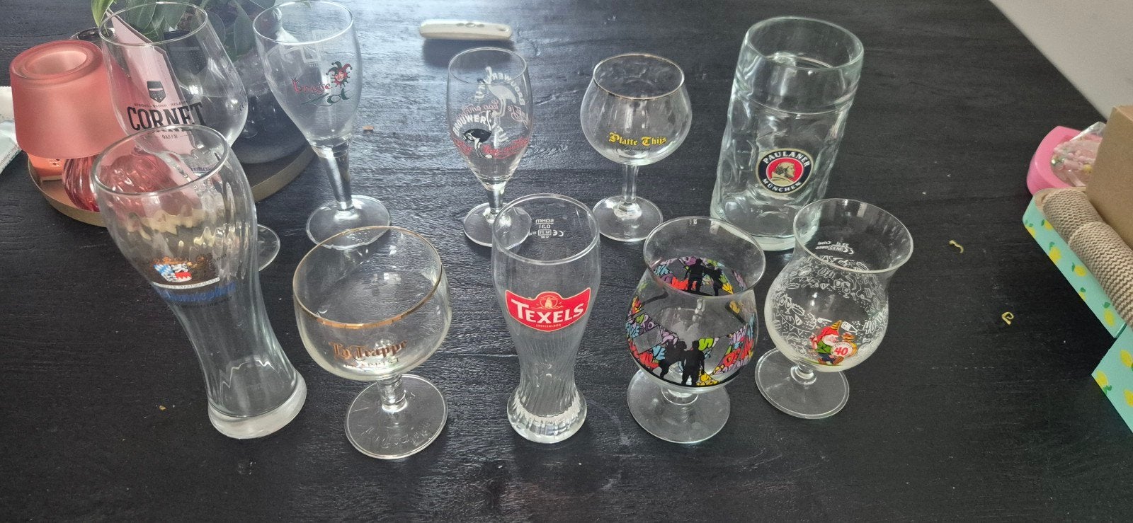 Diverse bierglazen collectie, Ophalen of Verzenden
