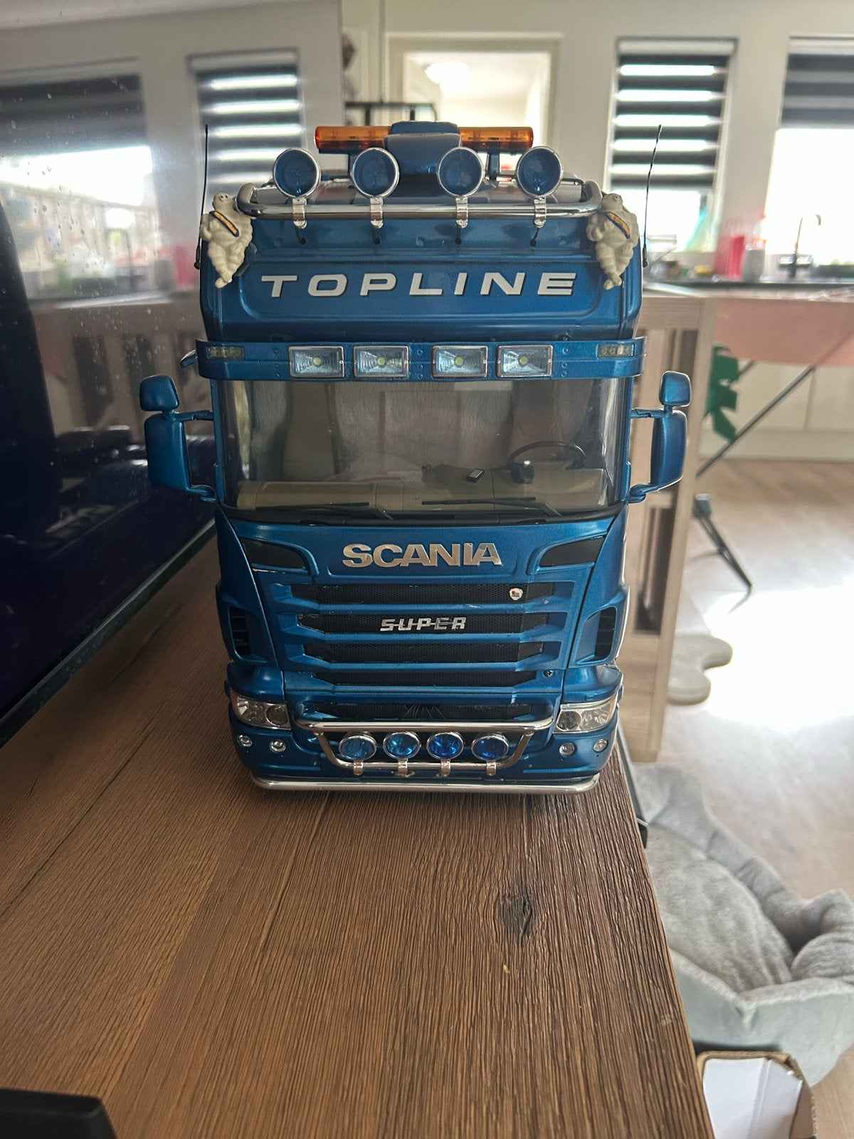 Tamiya Scania, Hobby en Vrije tijd, Ophalen, Zo goed als nieuw, Truck, Tamiya