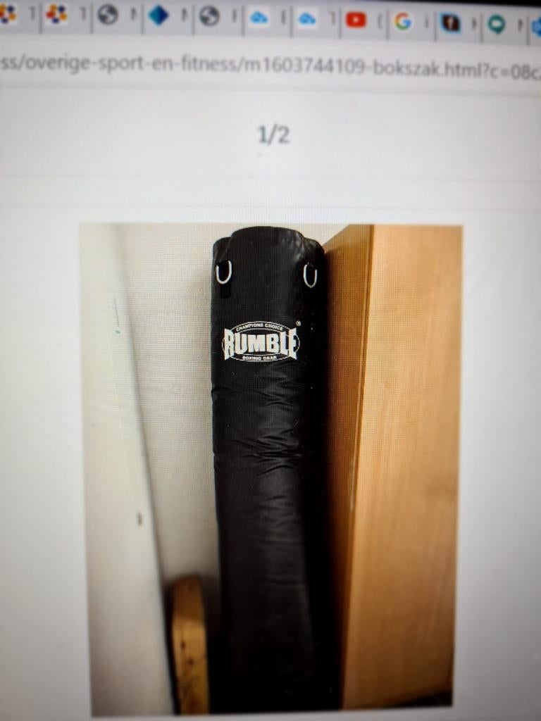 Mooie bokszak van 160 cm - Rumble Boxing Gear, Ophalen of Verzenden, Gebruikt, Bokszak