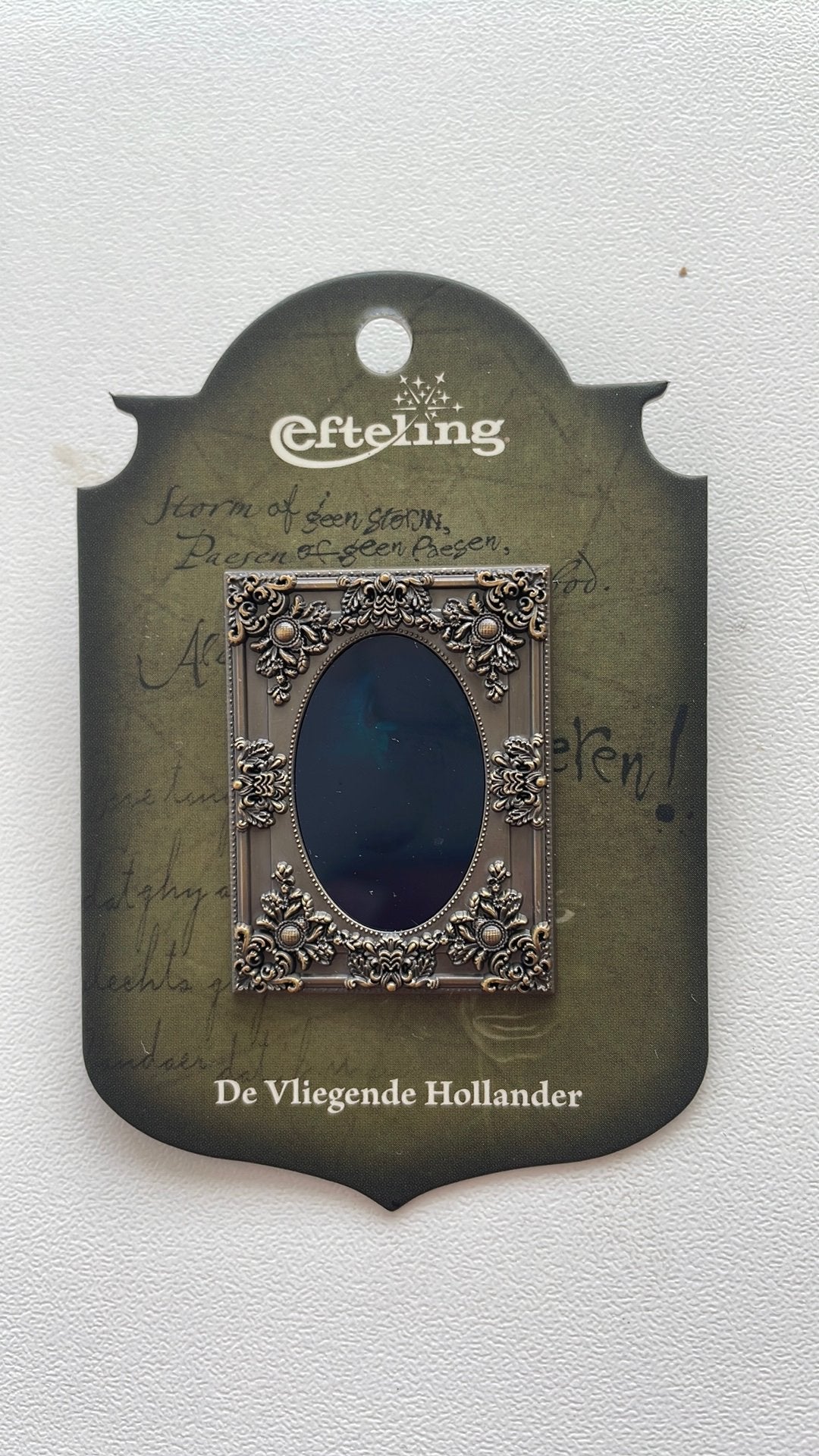 Efteling pin De Vliegende Hollander EPP 487 op kaartje, Ophalen of Verzenden, Nieuw, Button of Speldje