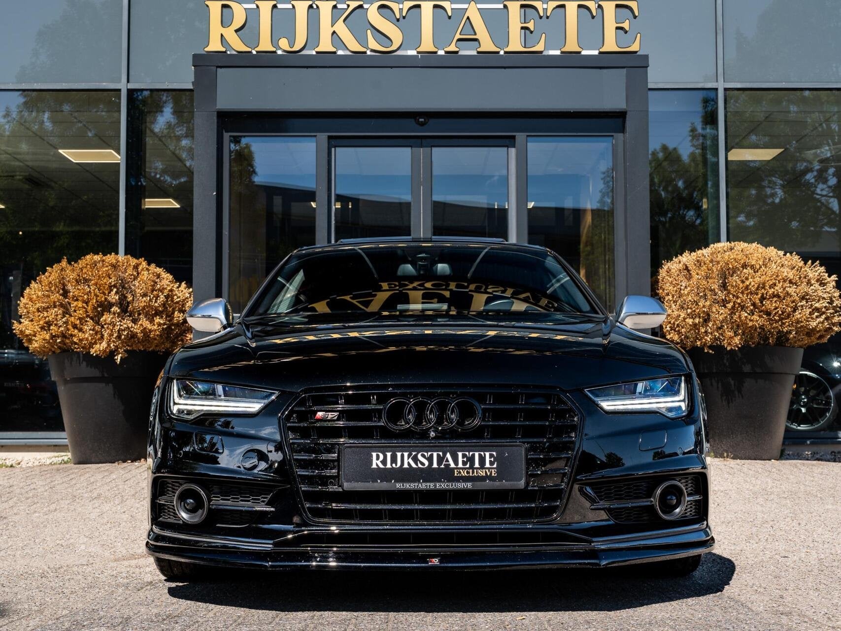Audi 4.0 TFSI S7 Quattro|PANO|360°|BOSE|ACC|MEMORY|CARBON, Auto's, Audi, Automaat, Gebruikt, Met garantie (alle), 4 stoelen