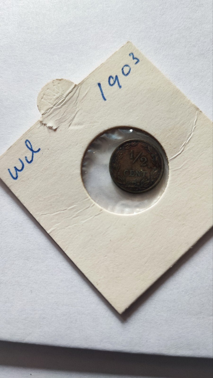 Set van 3 Nederlandse halve cent munten (1894, 1901, 1903), Postzegels en Munten, Munten | Nederland, Ophalen of Verzenden, Koningin Wilhelmina