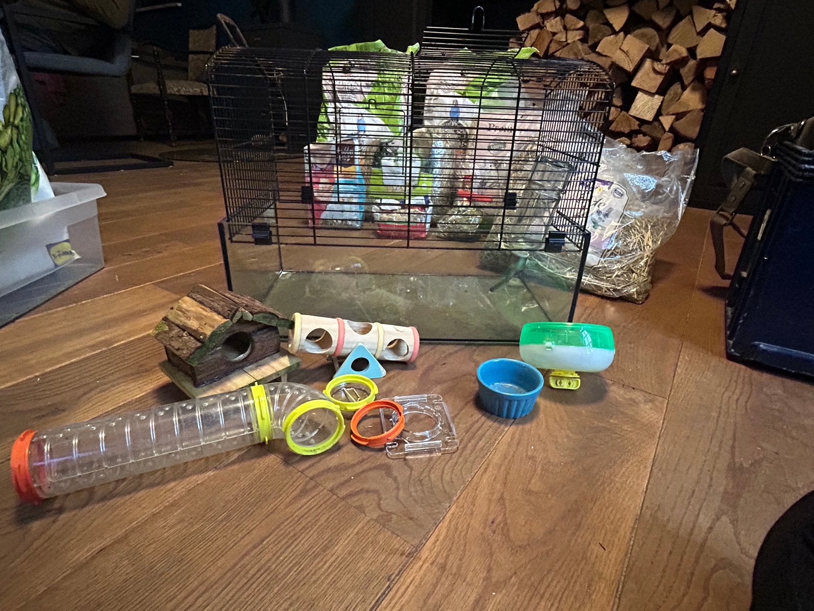 Hamsterkooi, Dieren en Toebehoren, Ophalen, 60 tot 90 cm, Zo goed als nieuw, Hamster