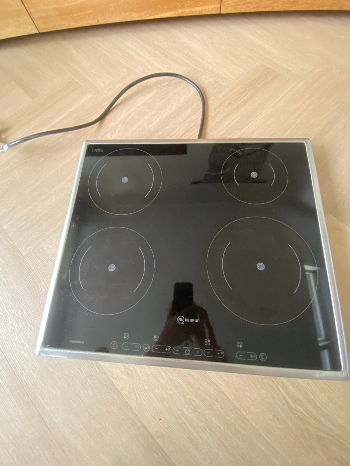Neff Inductiekookplaat - 4 zones, Witgoed en Apparatuur, Kookplaten, Ophalen, Gebruikt, 4 kookzones, Inbouw