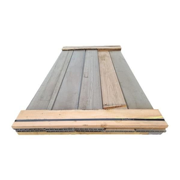 composiet schuttingplanken met veer en groef - nr: D41