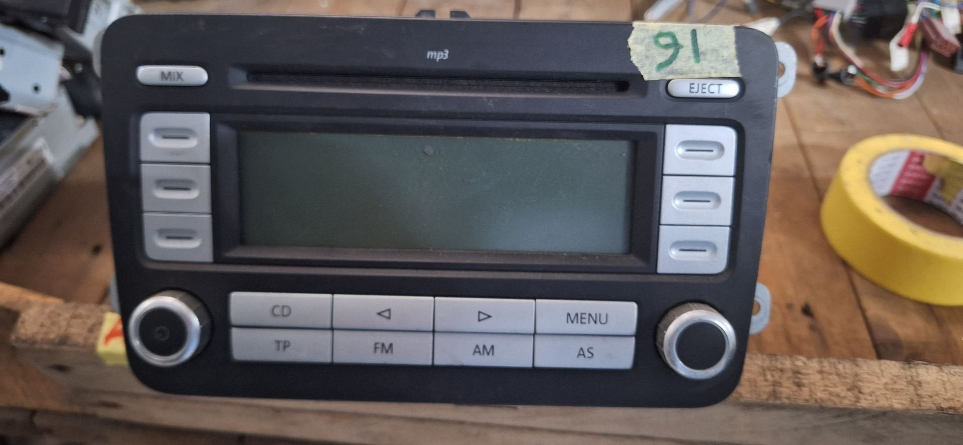 Originele Volkswagen RCD 300 MP3 Autoradio - Golf 5 / Passat, Auto diversen, Gebruikt, -, -, Ophalen of Verzenden