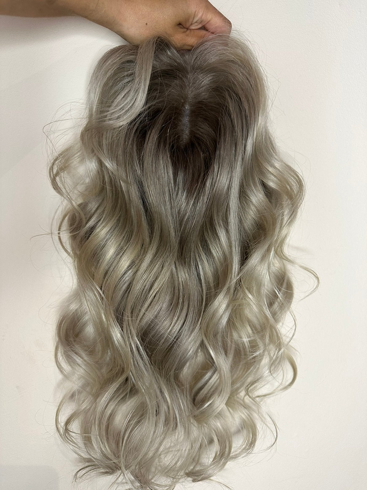 Haartopper full lace wig haarwerk pruik, Ophalen of Verzenden, Zo goed als nieuw, Pruik of Haarverlenging