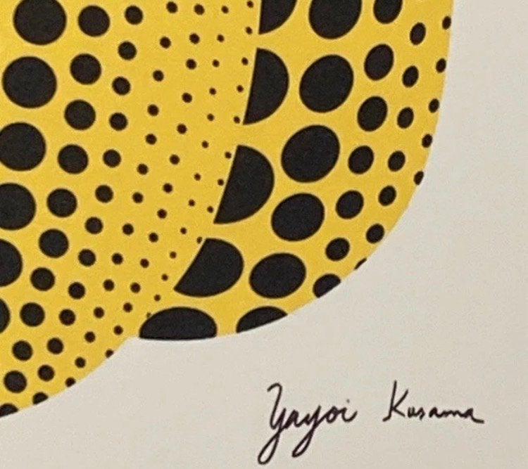 Yayoi Kusama : litho (40 bi 50 cm), Ophalen of Verzenden
