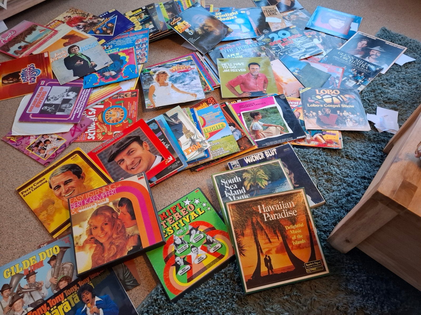 Grote collectie elpees, dubbel-elpees en verzamelboxen, Cd's en Dvd's, Boxset, Ophalen, Gebruikt, Boxset