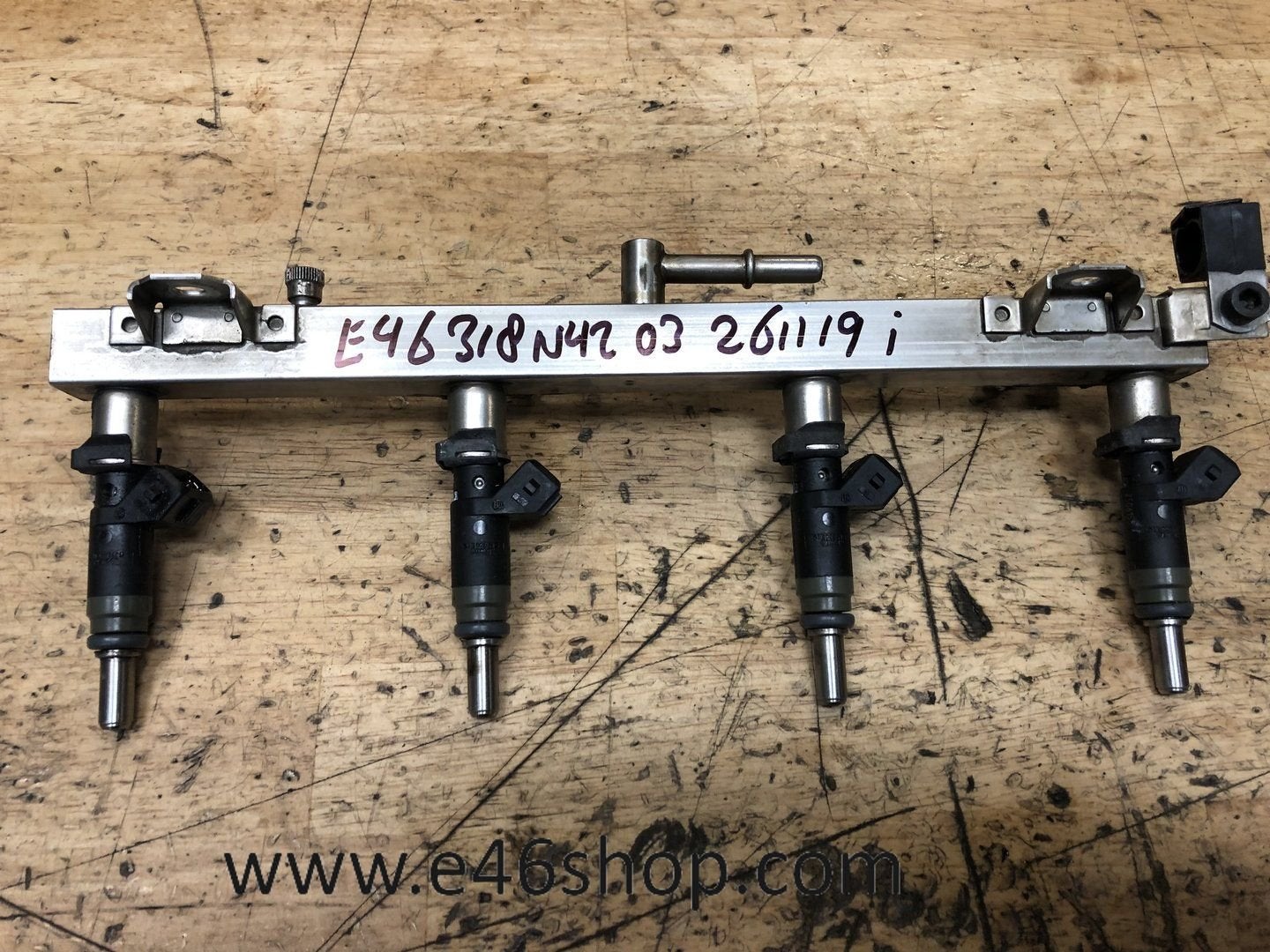 INJECTOR BMW E87 E46 E90 E91 X3 Z4 OE 13537506158, Gebruikt, -, -, Ophalen of Verzenden