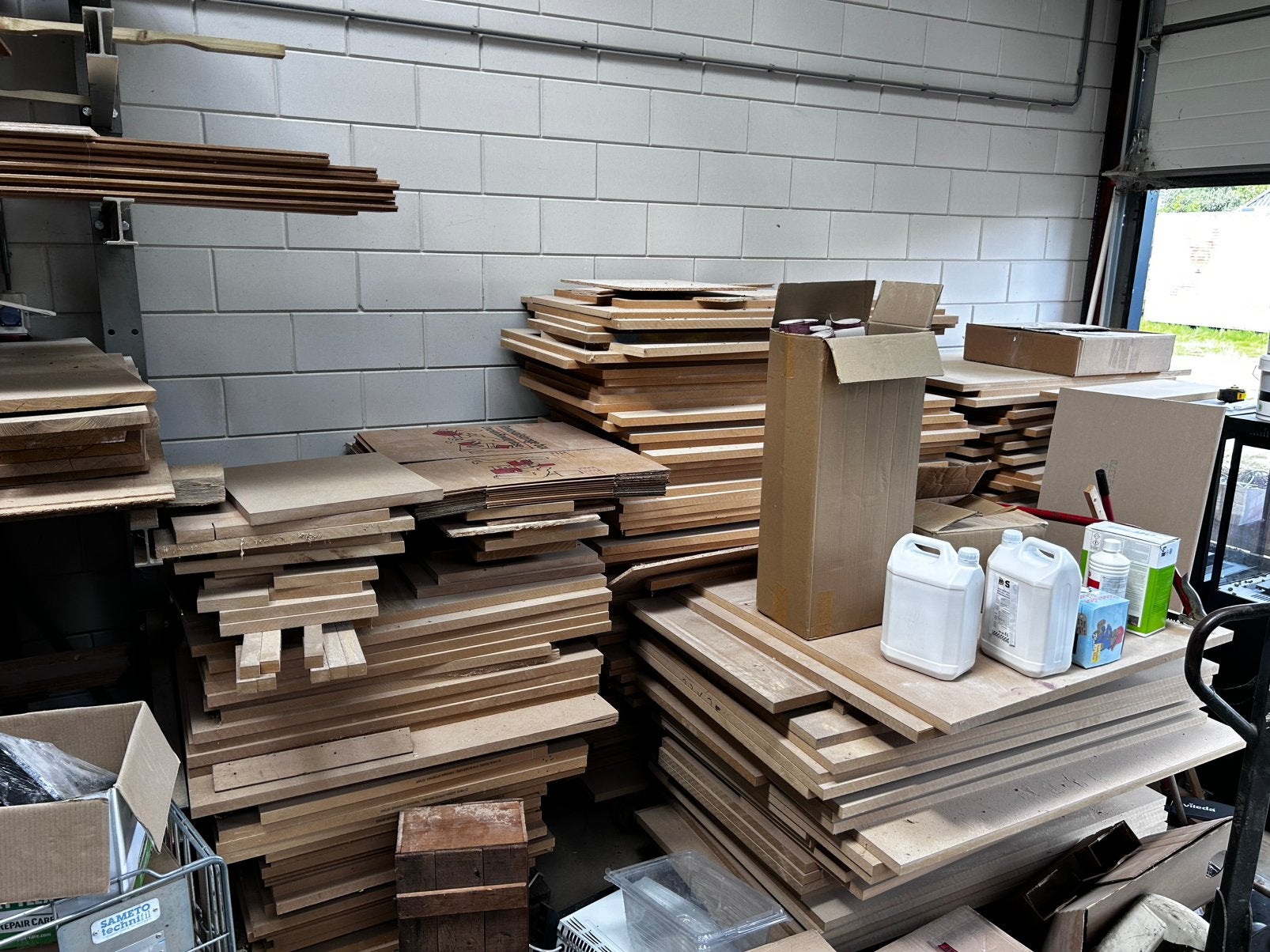 Grote partij mdf platen 25mm, Doe-het-zelf en Verbouw, Hout en Planken, Ophalen, Minder dan 25 mm, Plank, Minder dan 200 cm