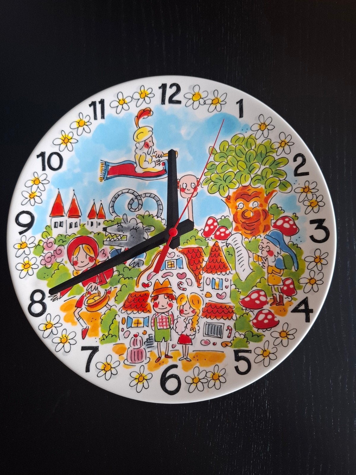 Efteling Blond Amsterdam wandklok, Huis en Inrichting, Ophalen of Verzenden, Wandklok