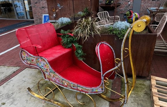Kerst arreslee, Ophalen, Gebruikt