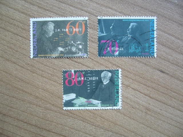 Nederland 1991  Nobelprijs winnaars, Ophalen of Verzenden, Gestempeld