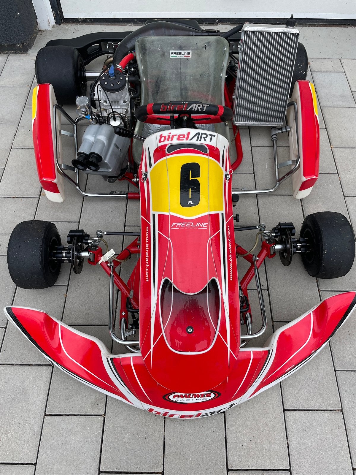 BIREL ART + TM KZ R1 Schakelkart, Ophalen, Zo goed als nieuw, Kart