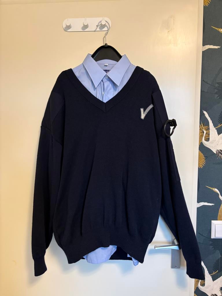 Beveiliging set maat L/42, trui + overhemd + pantalon, Ophalen of Verzenden, Zo goed als nieuw, Pak of Jurk