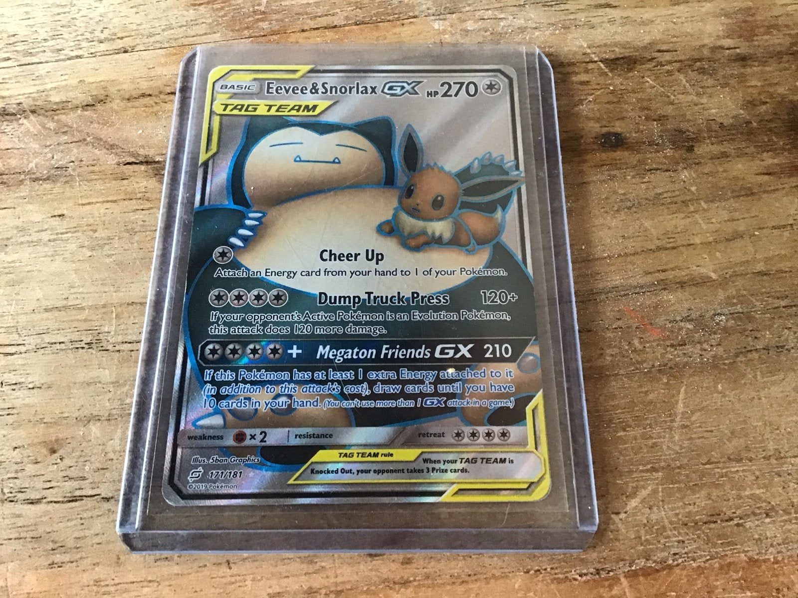 Snorlax&eevee tag team GX, Ophalen of Verzenden, Nieuw