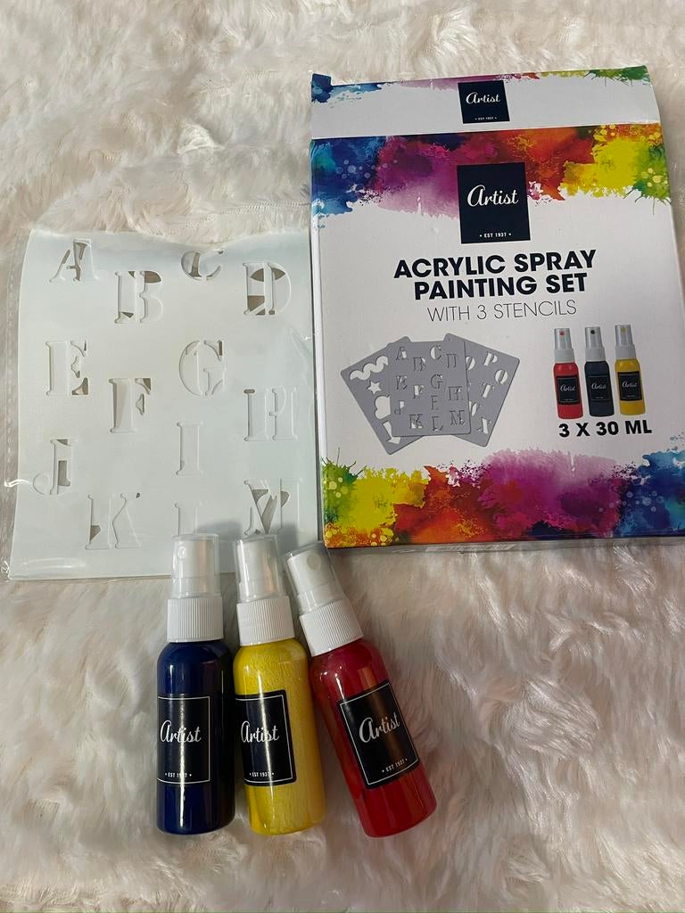 Nieuwe acryl spuitverf set, Ophalen of Verzenden, Zo goed als nieuw, Acrylverf