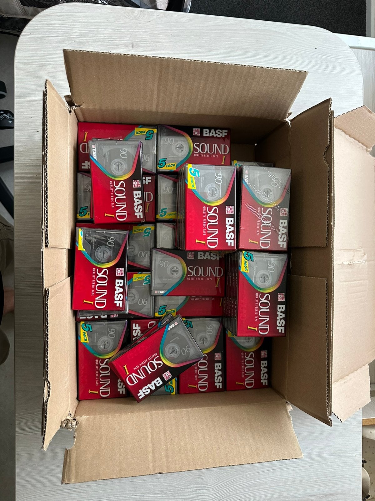 93x BASF Sound I 90 NOS EMTEC Geseald Partij 5-Packs, Overige genres, Ophalen of Verzenden, Nieuw in verpakking, Onbespeeld