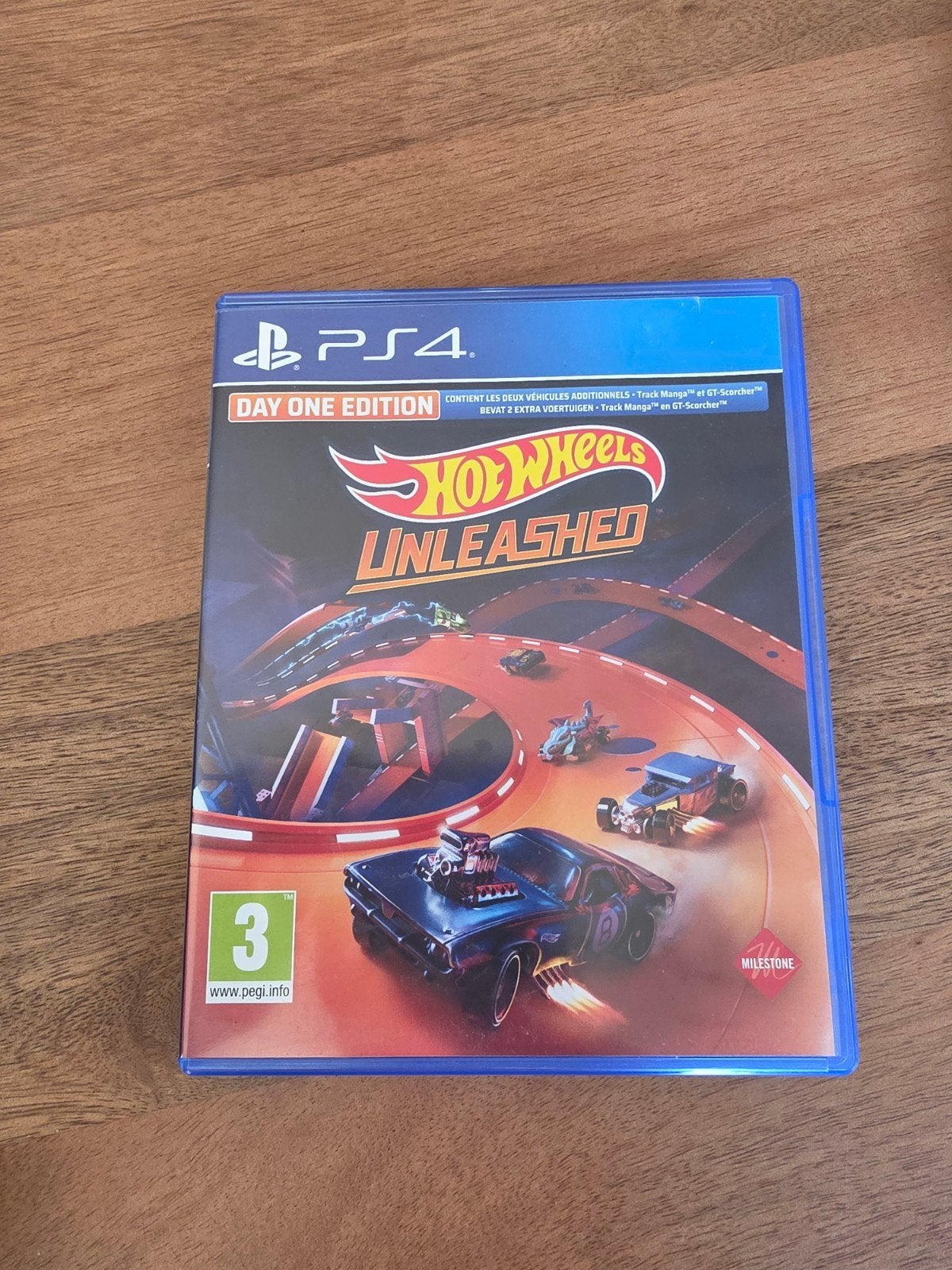 Hot Wheels Unleashed PS4 - Day One Edition, 1 speler, Racen en Vliegen, Ophalen of Verzenden, Zo goed als nieuw