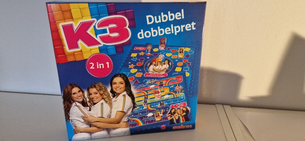 Spel K3 dubbelpret NIEUW in doos, Een of twee spelers, Ophalen, Nieuw, Studio 100