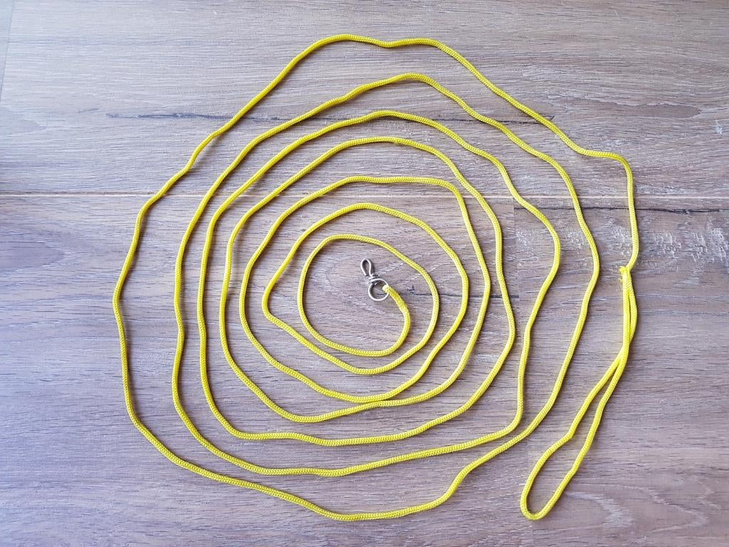Gele stevige nylon kattenlijntje, Ophalen of Verzenden, Nieuw