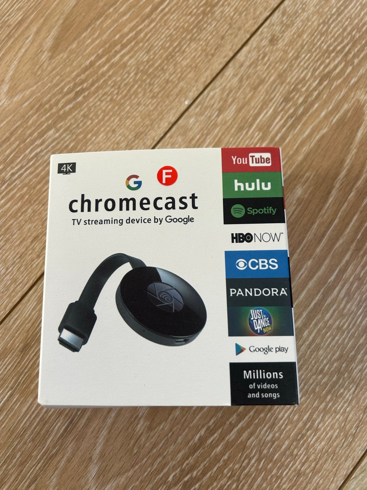 Chromecast 4K TV streaming device by Google, nieuw, Audio, Tv en Foto, Ophalen of Verzenden, Nieuw, HDMI, Zonder harde schijf