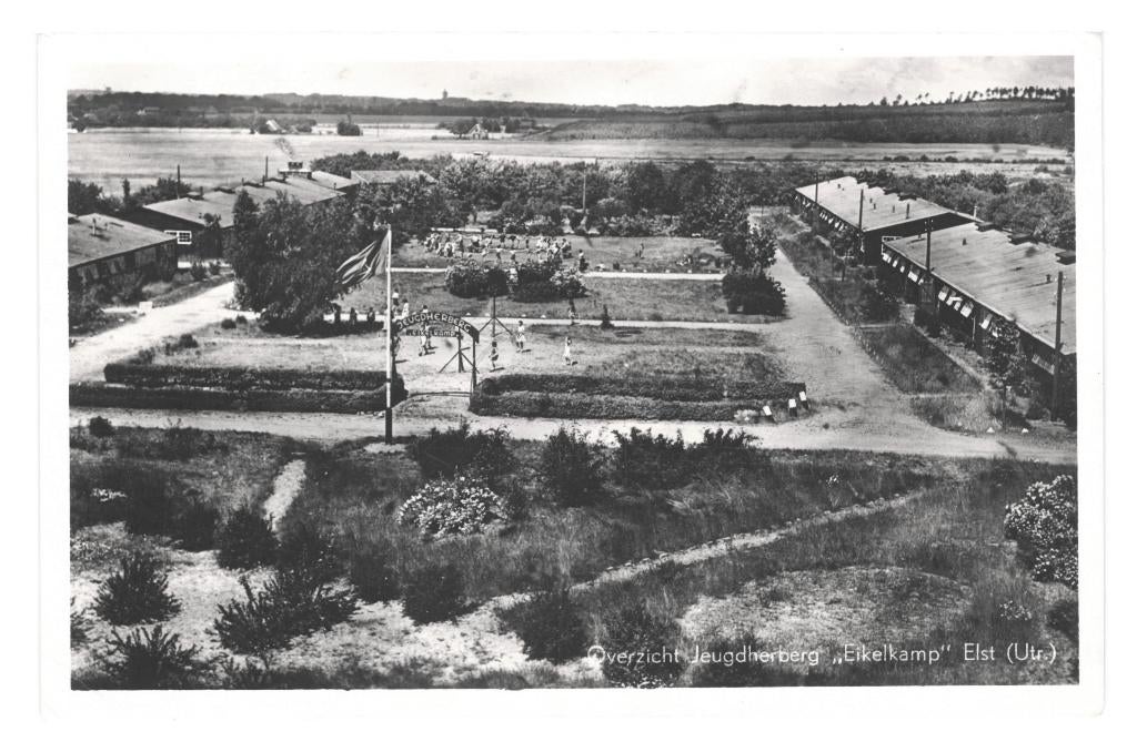 946903 Elst Gld 1952 Jeugdherberg Eikelkamp Kamp WO2, Verzamelen, Ophalen of Verzenden, 1940 tot 1960, Gelopen, Gelderland