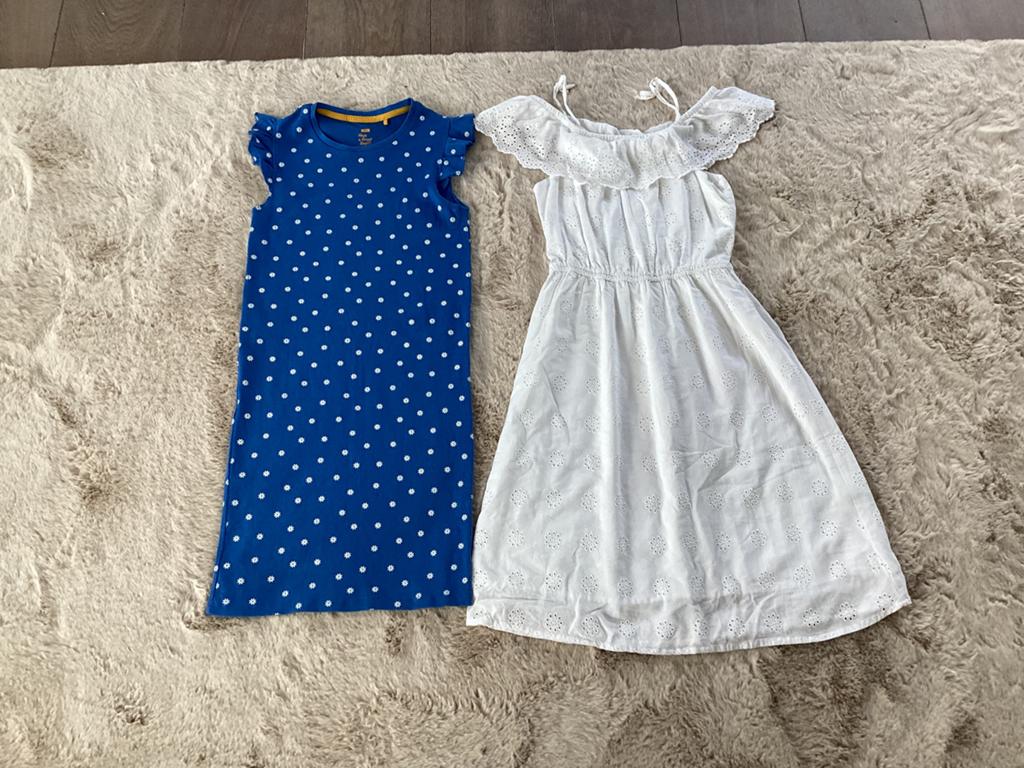 Meisjes kleding pakket zomer jurk rok broek jas 146/152 152, Ophalen of Verzenden, Gebruikt, Maat 146