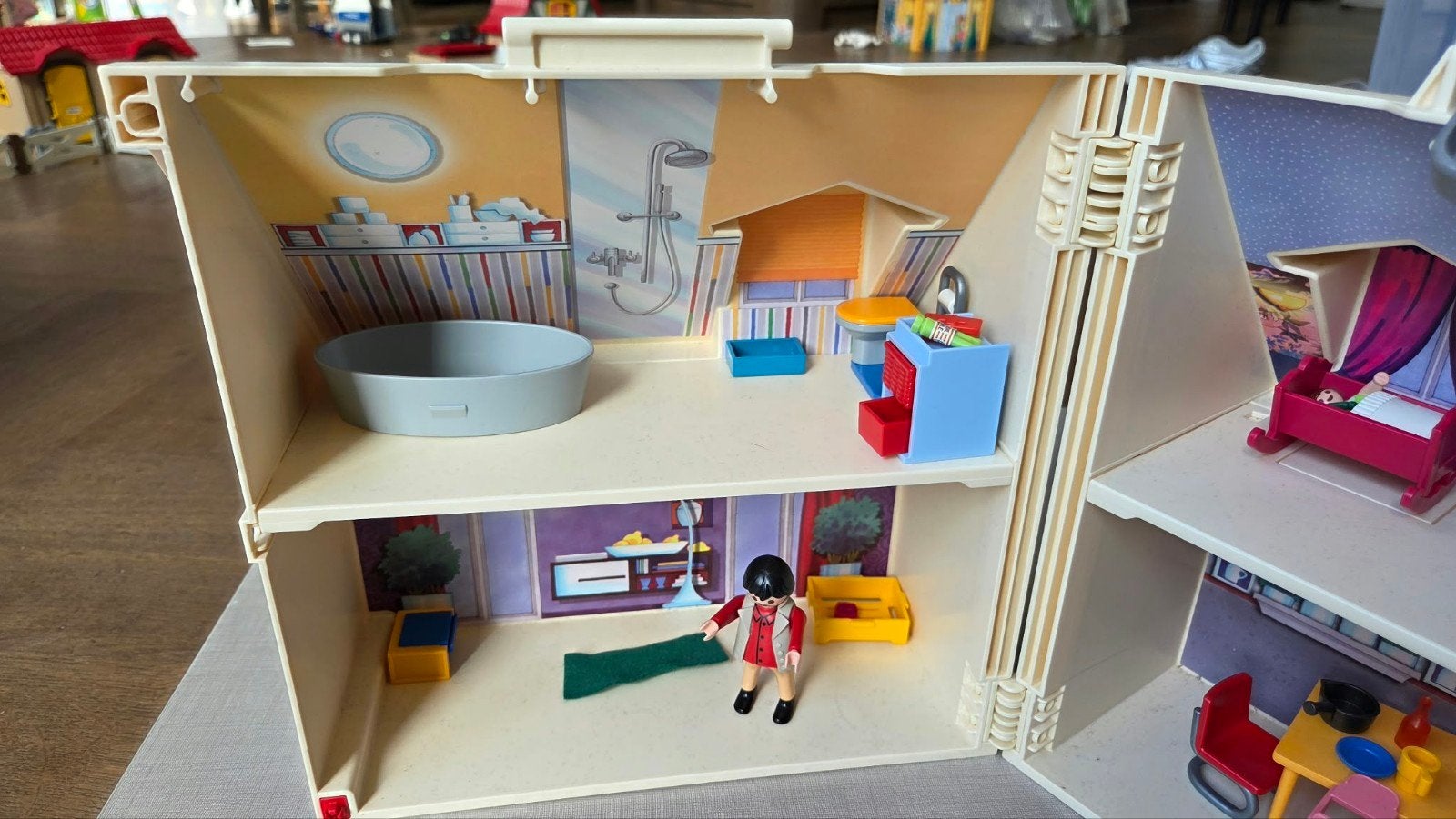 Playmobil Huis - Compleet en Draagbaar Speelplezier, Ophalen of Verzenden, Gebruikt, Complete set, Gebouw
