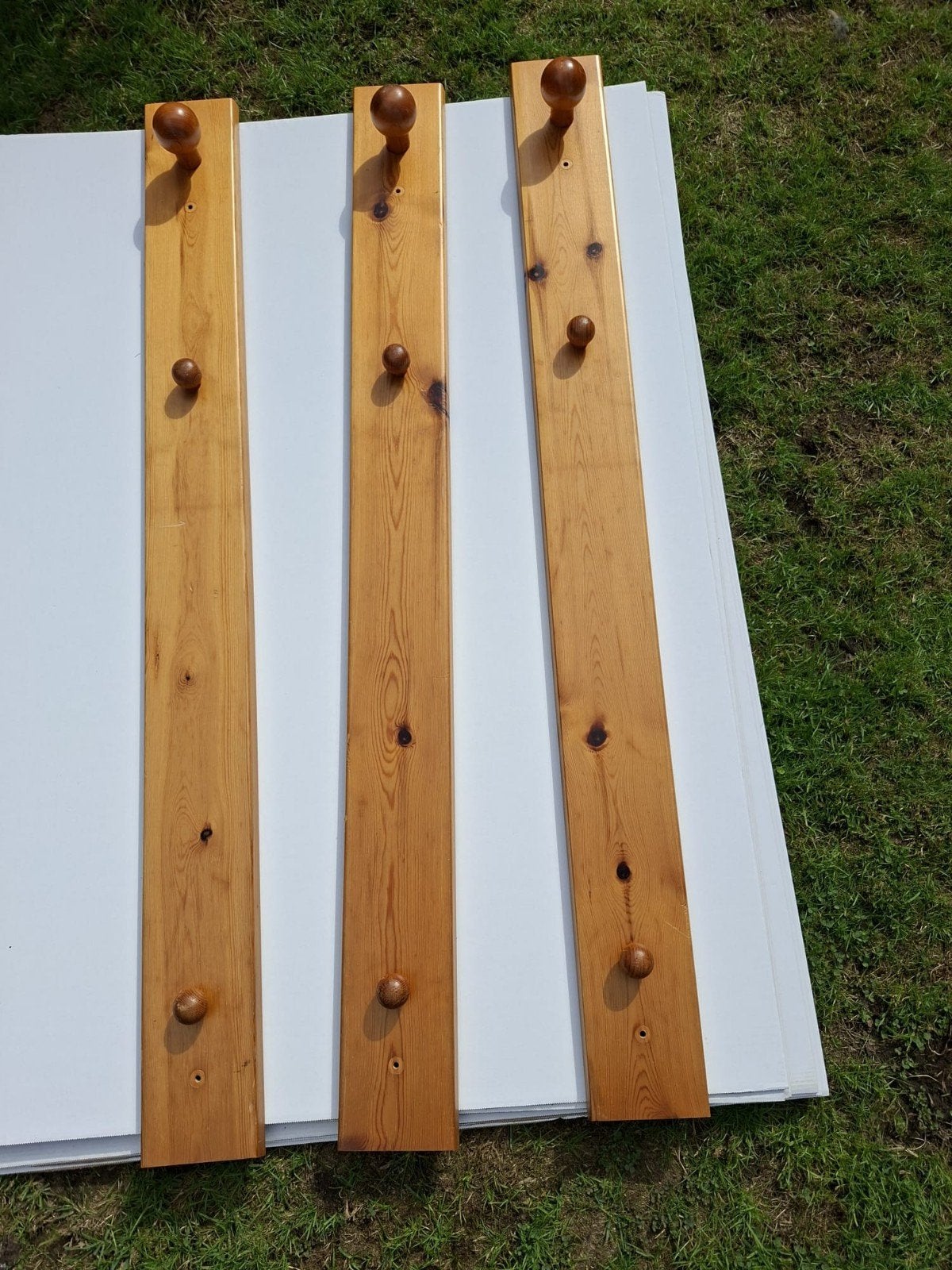 gratis massief houten kapstok, Gebruikt, 100 tot 150 cm, Hout, Ophalen
