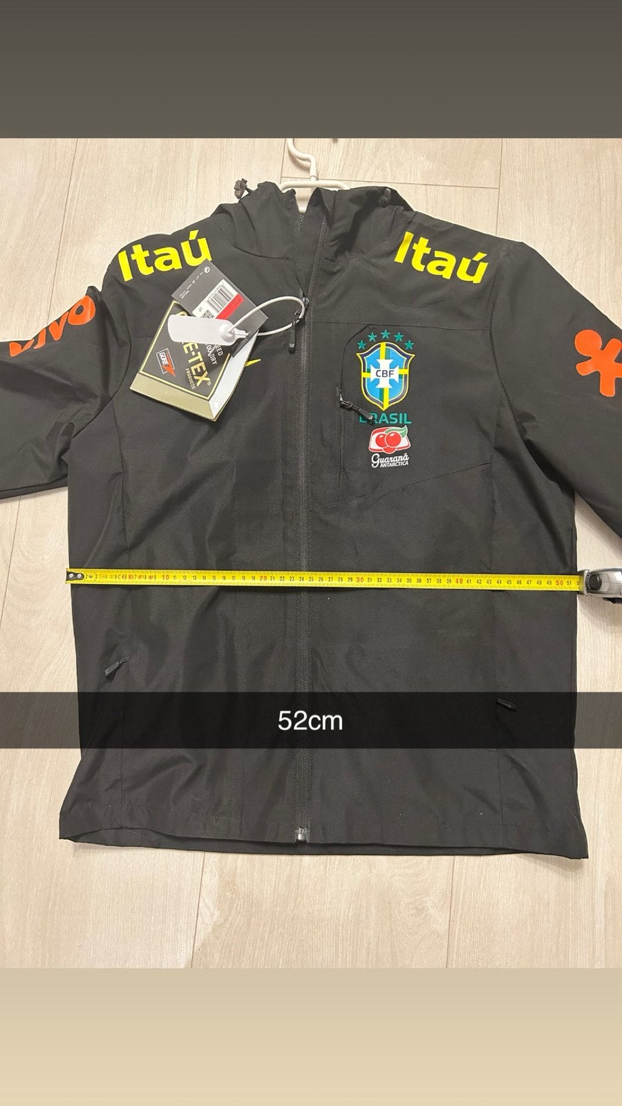 Brazil vest, Ophalen of Verzenden, Zo goed als nieuw, Maat 52/54 (L), Zwart