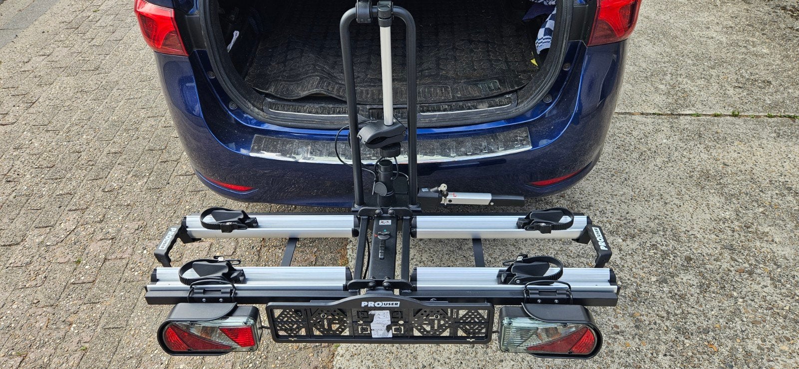 Pro-User Diamant Trekhaak Fietsendrager voor 2 fietsen, Auto diversen, Fietsendragers, Ophalen, Zo goed als nieuw, 2 fietsen, Trekhaakdrager
