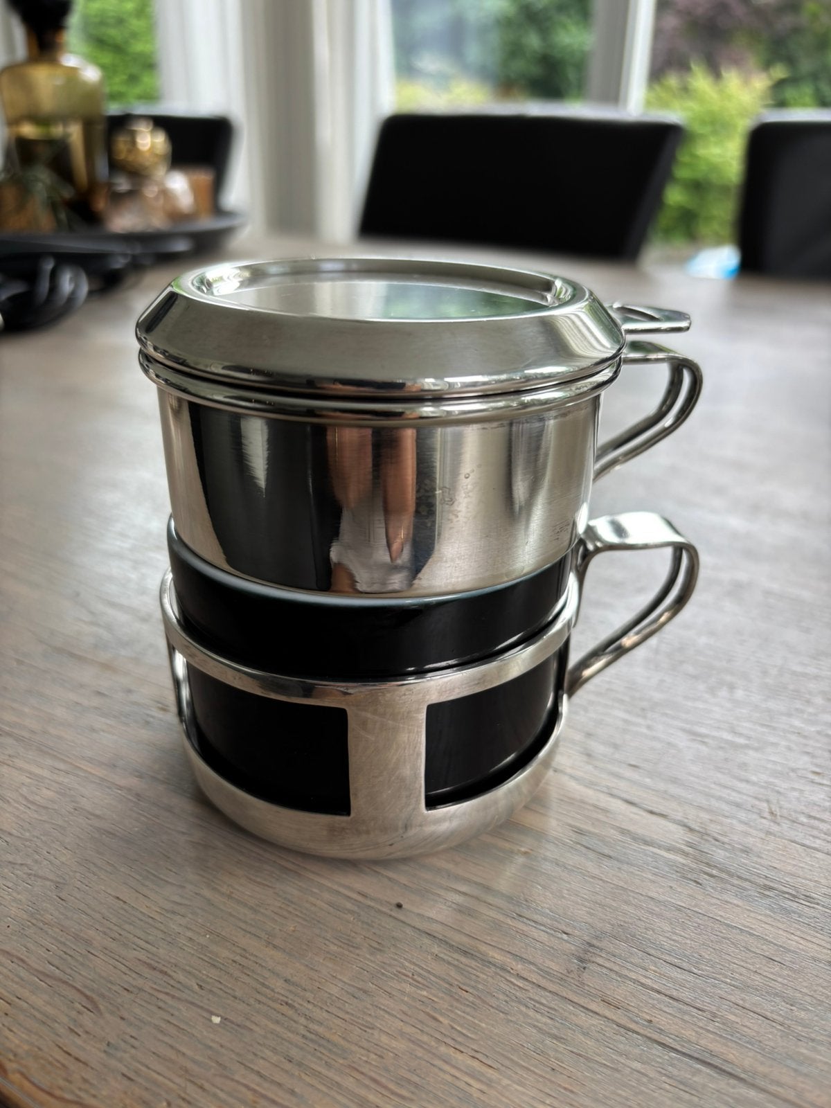 Wiskemann art deco eenkops filterkoffieset, Ophalen of Verzenden